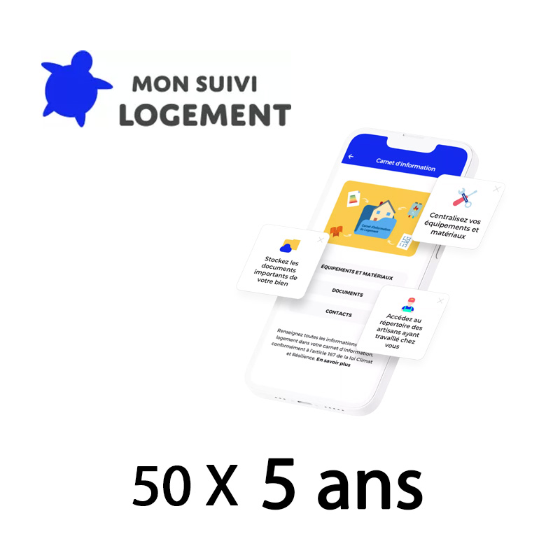 50 accès premium Mon Suivi Logement pour votre habitation